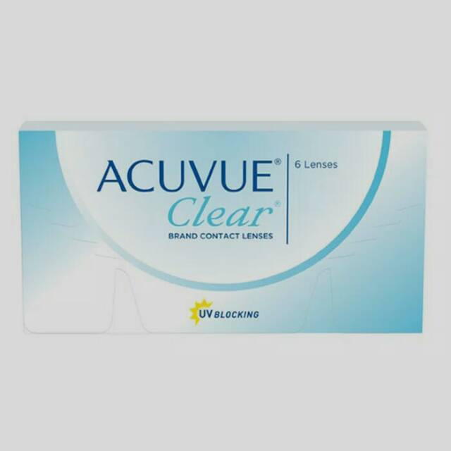 ACUVUE Clear /softlens bening bulanan  isi 1 boks 3 pasang