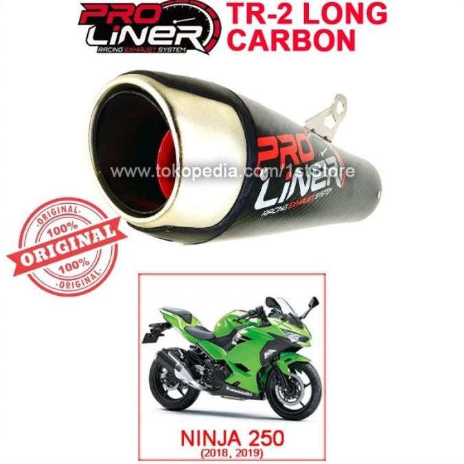 Jual Original Proliner Tr-2 Carbon Long Ninja 250 Fi 2018 Knalpot 250Fi Ori Jual