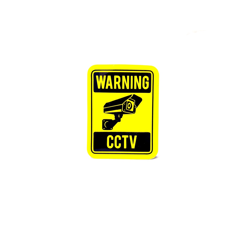 STIKER sticker vinyl CCTV LOGO BRAND AESTHETIC HP LAPTOP MOTOR MOBIL WATERPROOF