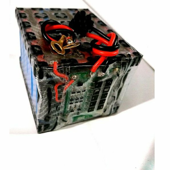 Baterai Pack 18650 Custom Khusus Pengganti Aki Motor 12V 12Ah