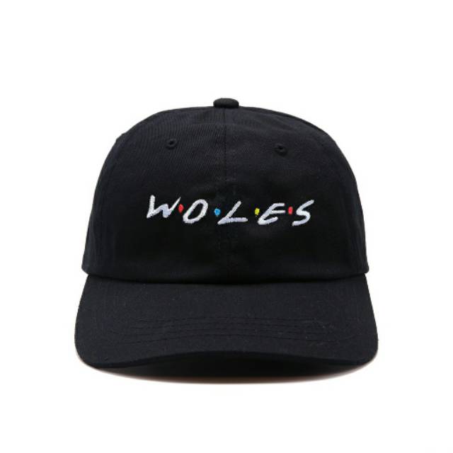 WOLES Friends Cap / Topi Black