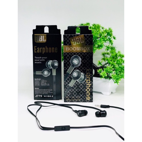 GROSIR HEADSET J BOOMBOX J775 REAL MASTER SOUND BASS EARPHONE