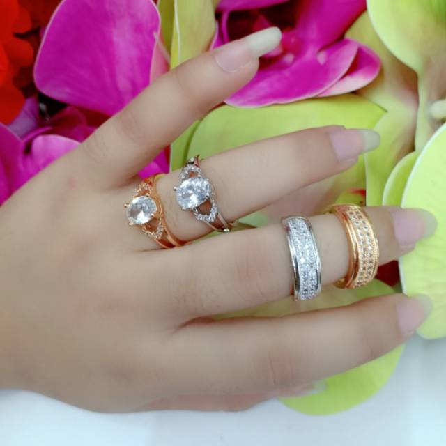 Xuping cincin Mata D-F