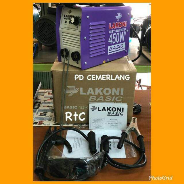 Mesin las listrik 450 watt lakoni 123 ix travo las lakoni