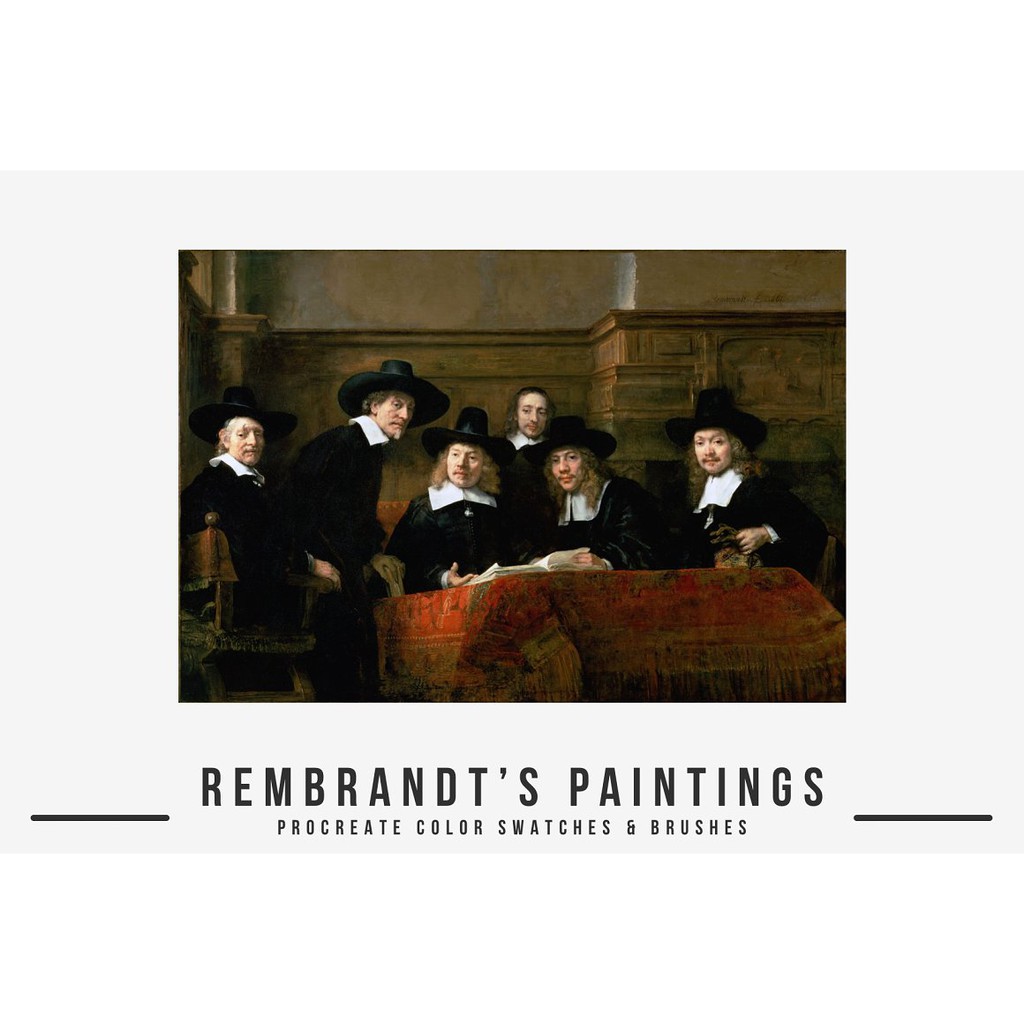 Procreate Brush - Rembrandt's Art