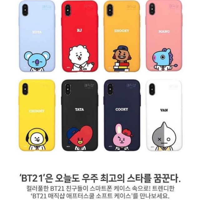 Case Iphone X/XS BT21 Official