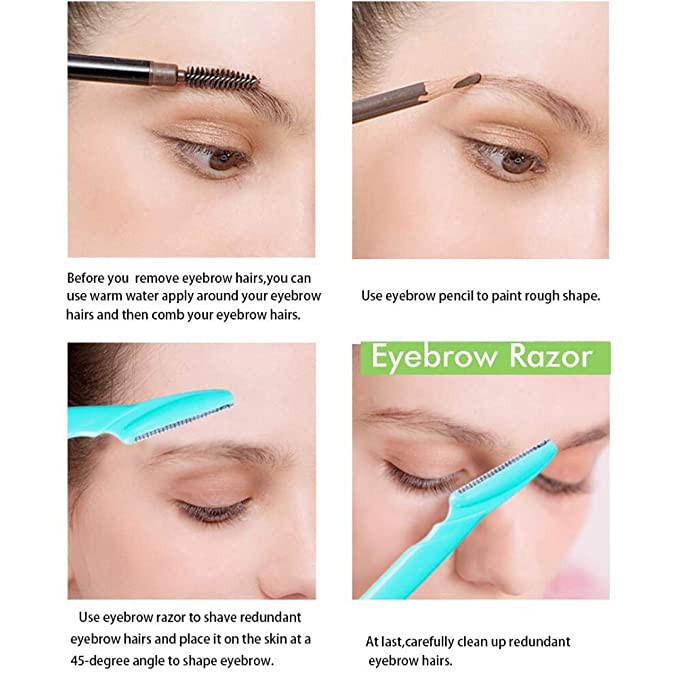 Alat pisau cukur alis eyebrow razor trimmer razor pencukur bulu rambut ketiak ketek kumis kaki wajah