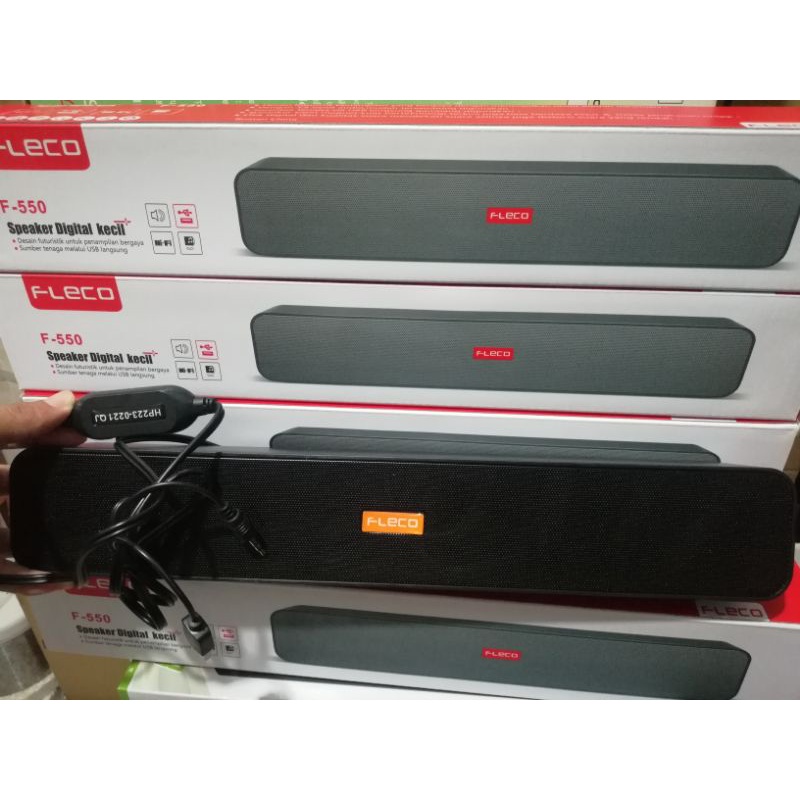 SPEAKER FLECO F-550 SPEAKER SOUNDBAR KOMPUTER / HP FLECO ORIGINAL