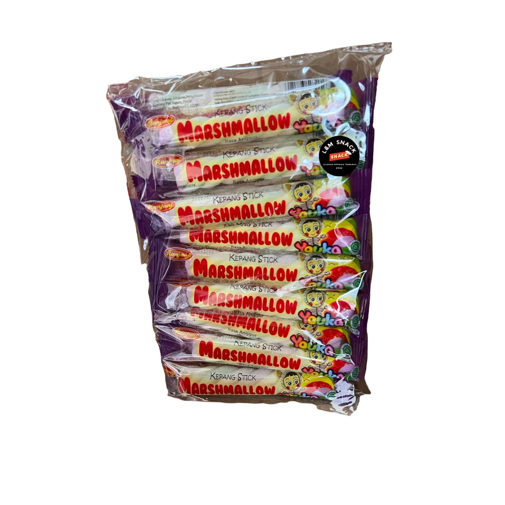 Ranjani Marshmallow Bulat/Kepang 1 Pack Isi 20 pcs @6gr