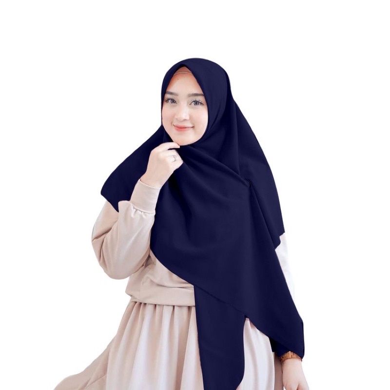 Jilbab Segi Empat 130x130 Diamond Italiano Grade A Premium By Desmonda Hijab Motif Syari