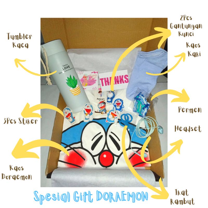 

Spesial Gift DORAEMON / Hampers Doraemon / Kado Murah / Hampers murah / DORAEMON