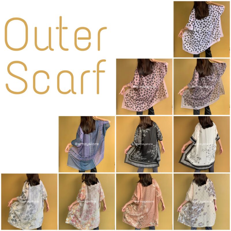[READY STOCK] OUTER SCARF / OUTER HIJAB