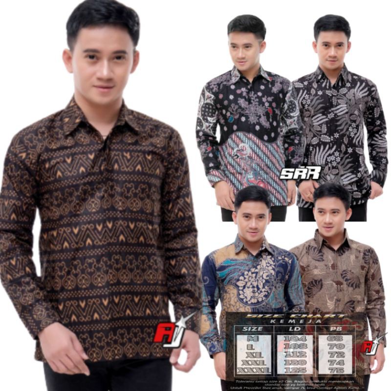 Jual Murah Kemeja Batik Pria Ppbtk07 Wsa04 Lengan Panjang /kemejapria/kemejabatik/batikpria/batikmodern M L Xl kjadGWQSb5BLj3o