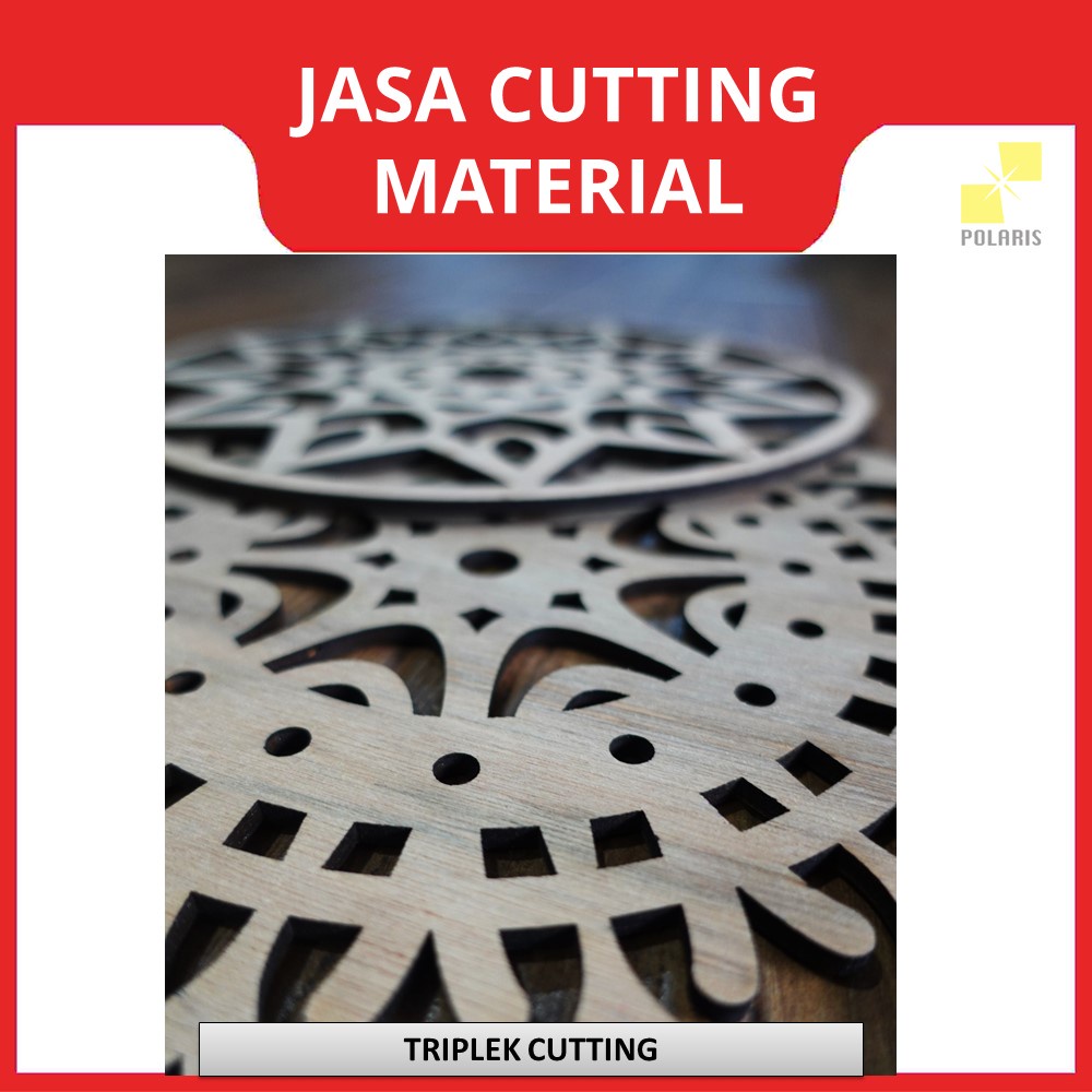 JASA CUTTING CNC MATERIAL POTONG MOTIF -  CNC CUTTING BAHAN KAYU/TRIPLEK/HMR/GRC/PVC BOARD/MDF/ACP/AKRILIK/PE/PL/POLYCARBONAT - CUTTING PARTISI RUANGAN WALL ART