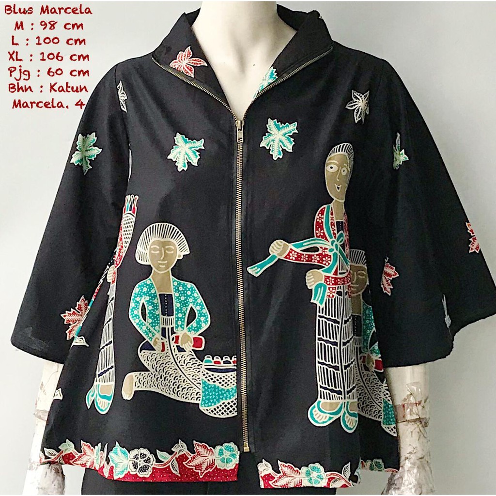 BLUS MARCELA | ATASAN BATIK WANITA BUSUI