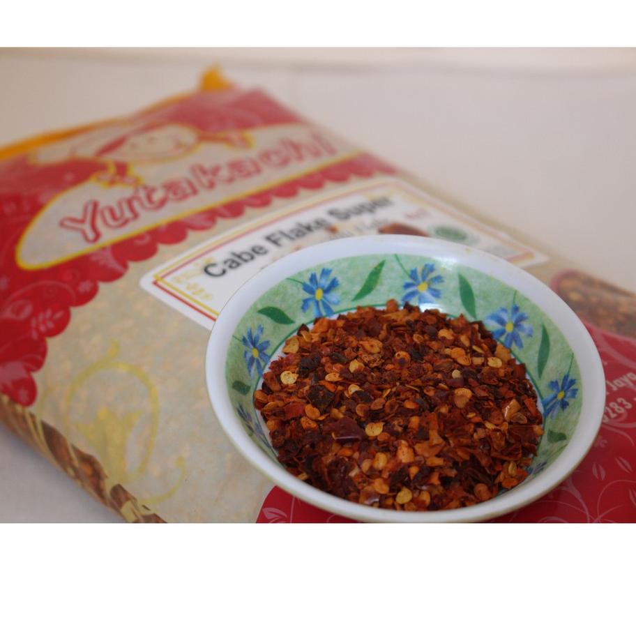 

㊮ Cabe Bubuk Kasar /Flake Kualitas Super 1Kg / Cabe Kering / Cabe Giling Kasar / Pusat Bumbu Yutakachi ゟ