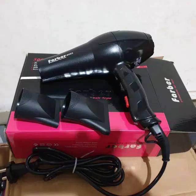 Farber 8003 500w Professional Hair Dryer Pengering Rambut Salon Murah Korea Hairdryer Panas Dingin