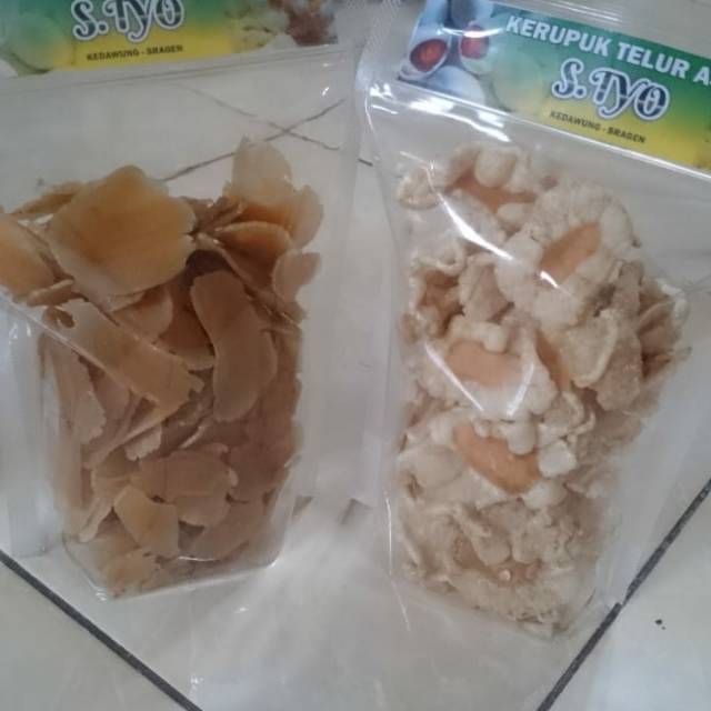 

KERUPUK TELUR ASIN matang