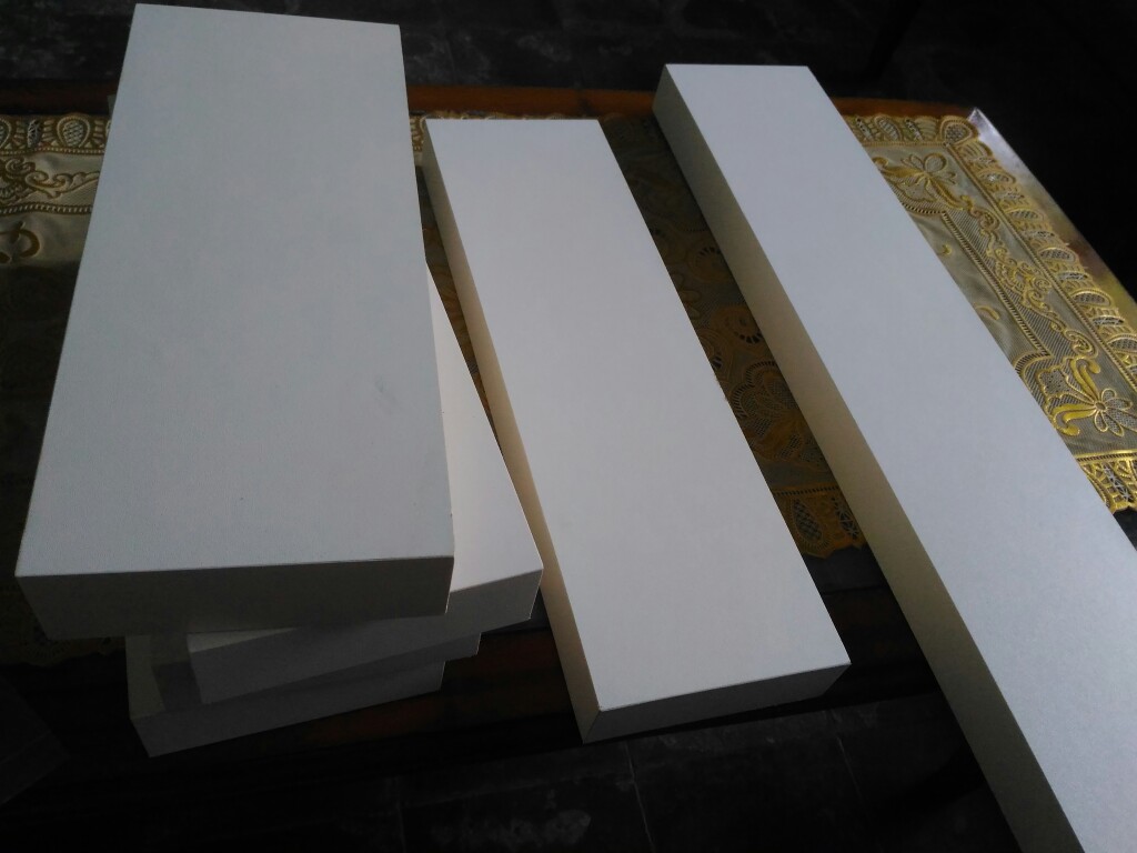 Set Rak Ambalan Dinding Minimalis 3 Pcs Uk. 30,30,60 Cm