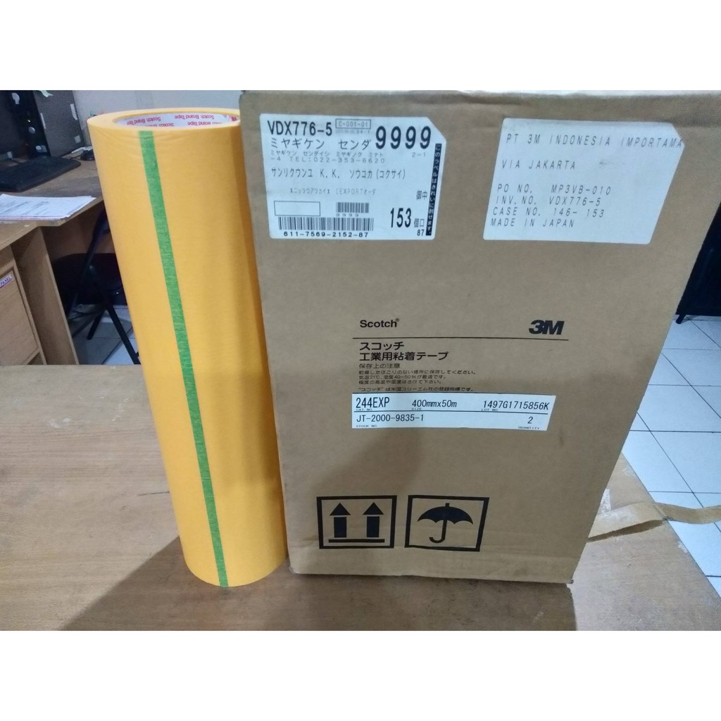 

WASHI TAPE 3M 244 YELLOW 40MM X 50M