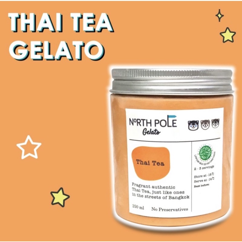 

Thai Tea Gelato - North Pole Gelato