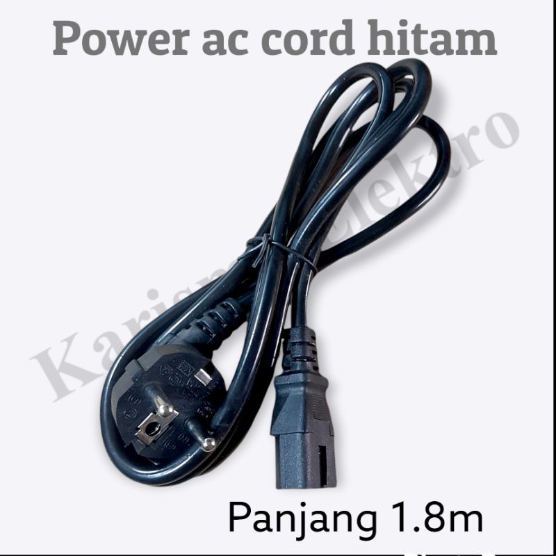 Kabel ac cord kabel power cpu kabel magic com hitam