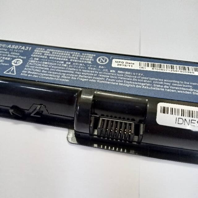 Baterai Batrai Original Acer Aspire 4736 4736G 4736Z 4710 4720 4730 4735 4735G 4740 4710G 4710Z 4720G 4720Z 4720ZG 4935 4520 4530 4540 AS07A31