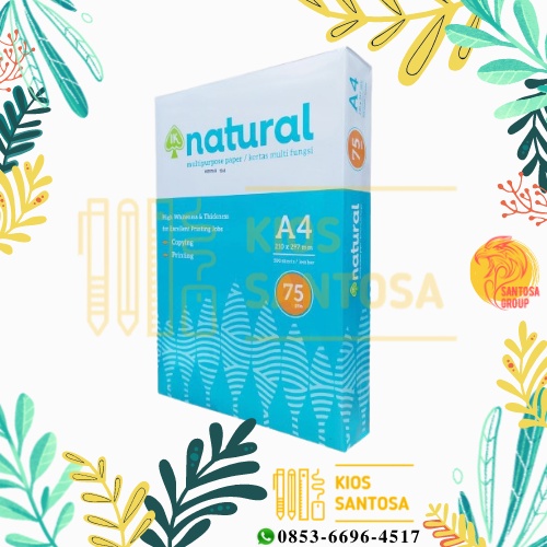 

KERTAS NATURAL A4 70ram / 75 gram