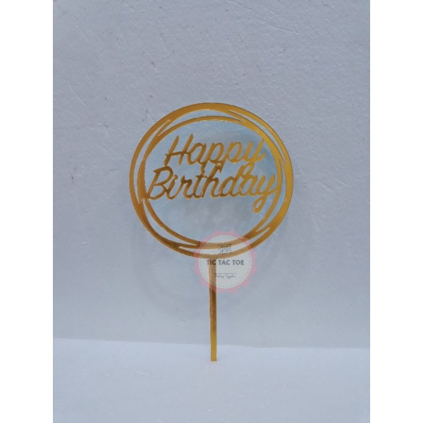 Topper Happy Birthday / Topper Acrilic / Topper Happy Birthday Acrilic (12275)