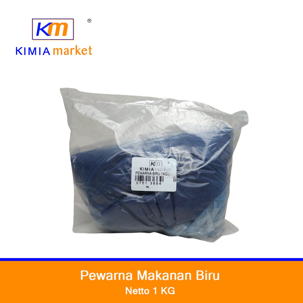 

Pewarna makanan warna Biru / food grade 1kg / Pewarna Biru 1 Kg / Briliant Blue