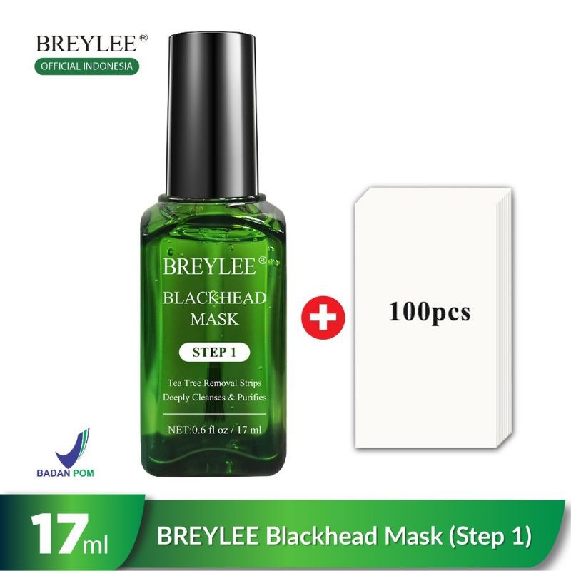 Bpom Breylee Blackhead Mask &amp; Serum Pembersih komedo