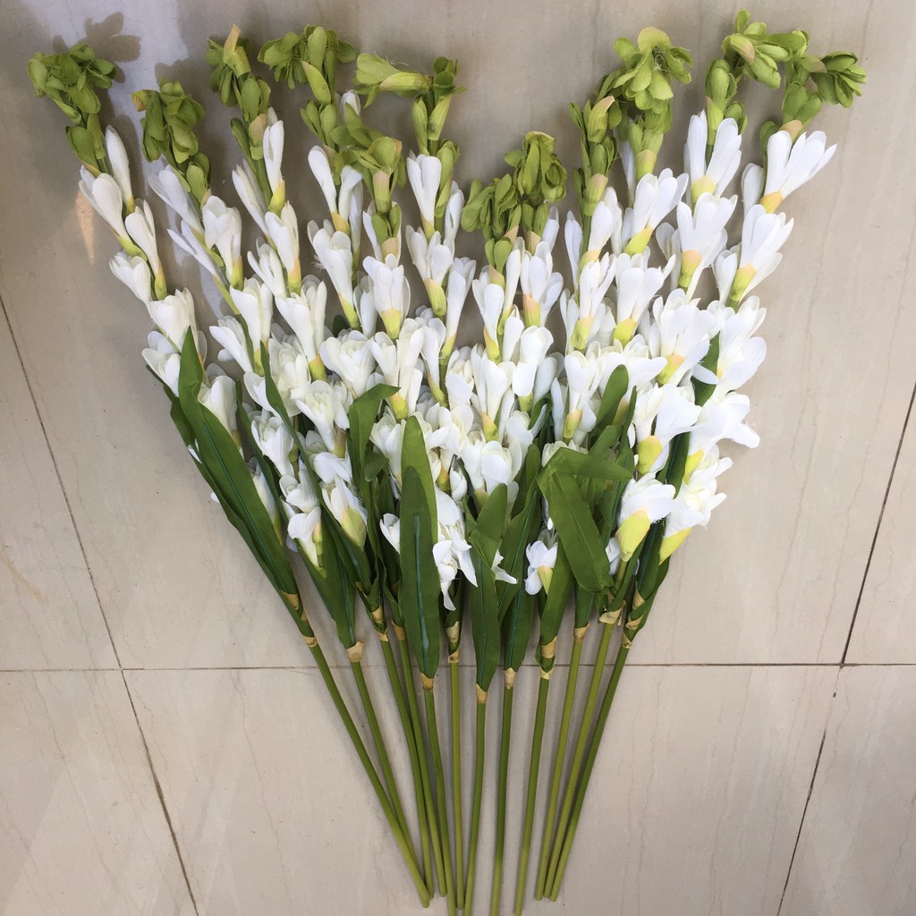 Bunga Sedap Malam Premium Artificial Palsu Rangkaian Kembang