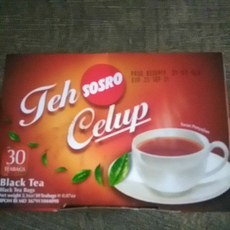 

teh celup Sosro isi 30 teabags