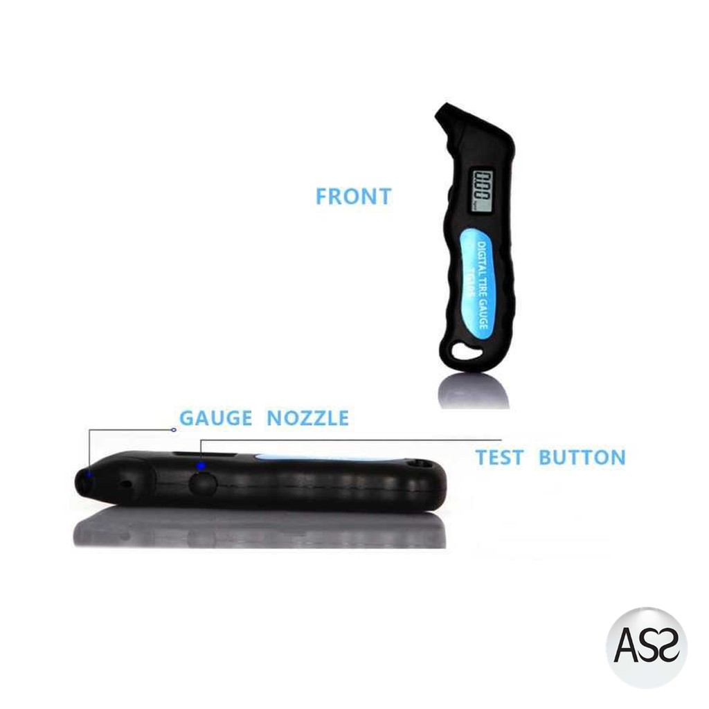 ASS Shop - Pengukur Tekanan Angin Ban Digital LCD Tire Pressure Gauge - TG105