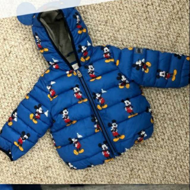 Jaket bomber anak 1-2 tahun mickey disney baby gap original