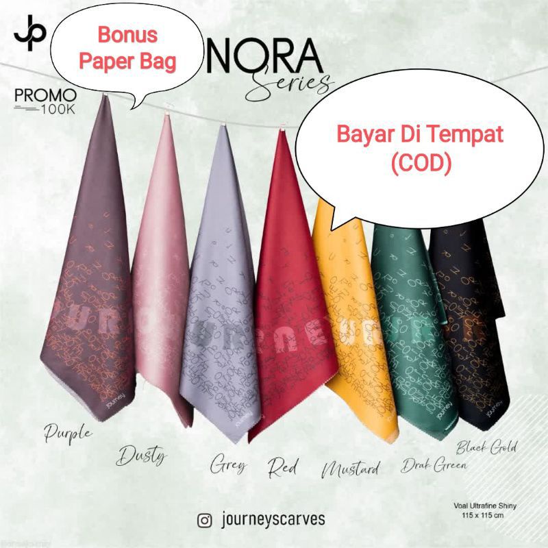 Jilbab nora journey regular journey promo jp hijab nora journey nora