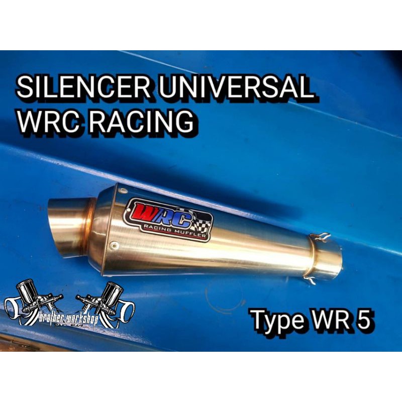 Knalpot WRC type Wr-05 AEROX NMAX LEXY PCX BEAT SCOOPY MIO FINO MX KING SATRIA FU SONIC CBR150 GSX