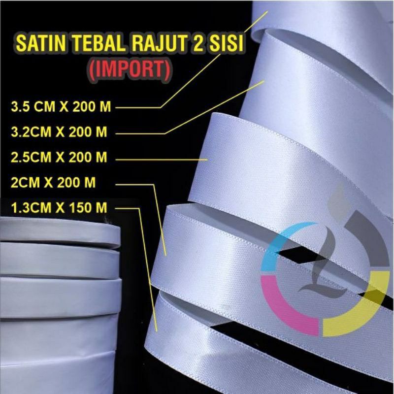 bahan satin tebal/label satin/label baju/label pakaian