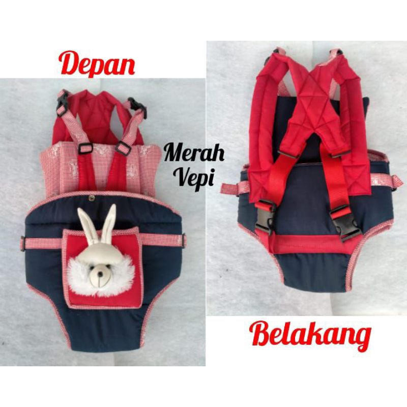 gendongan depan kepala kelinci murah