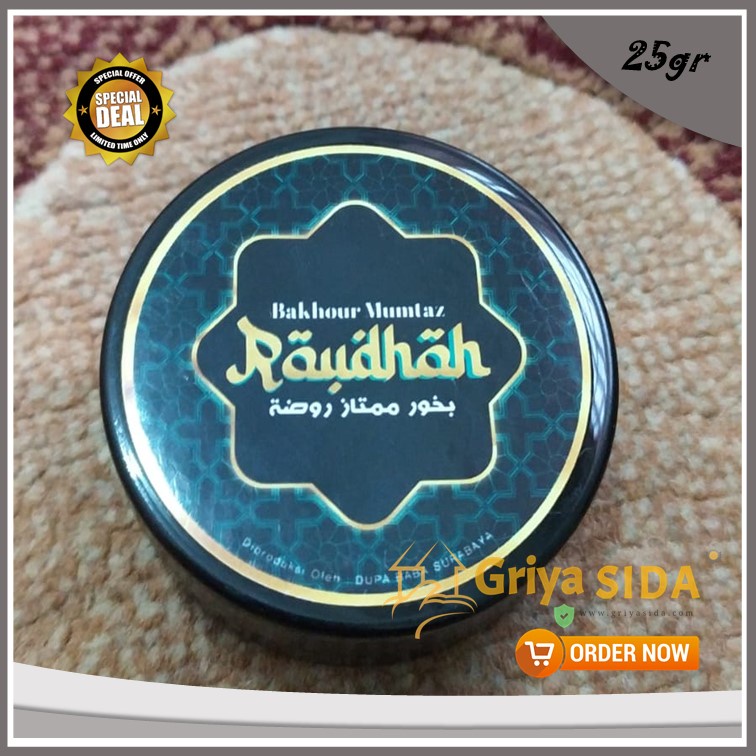 Dupa bukhur roudhoh 25gr premium buhur baba gahru Dupa Bakour Arab Pengahrum Ruangan PROMO