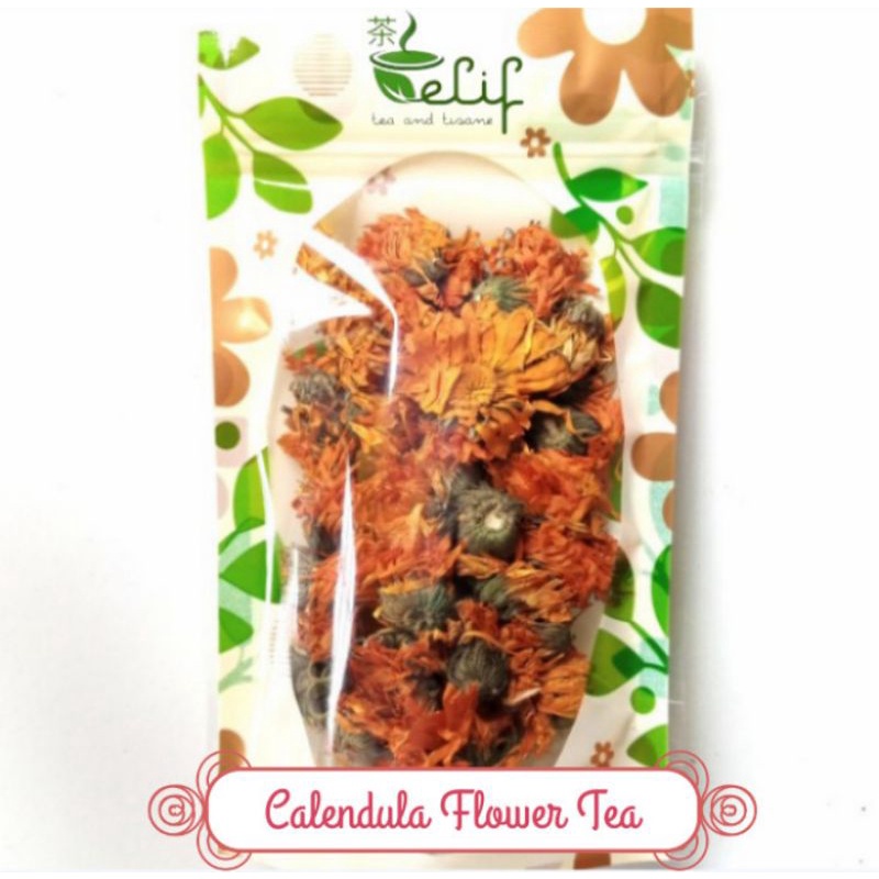 

ELIF TEA Premium Dried Calendula Flowers Tea / Marigold Flower Tea Premium