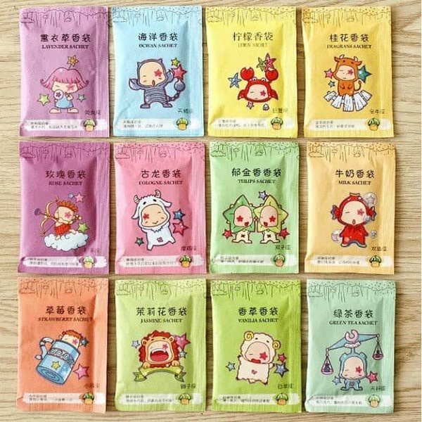 Pengharum Ruangan Sachet Aromaterapi Parfum Ruangan Saset Mini Pewangi Lemari kamar mandi 291