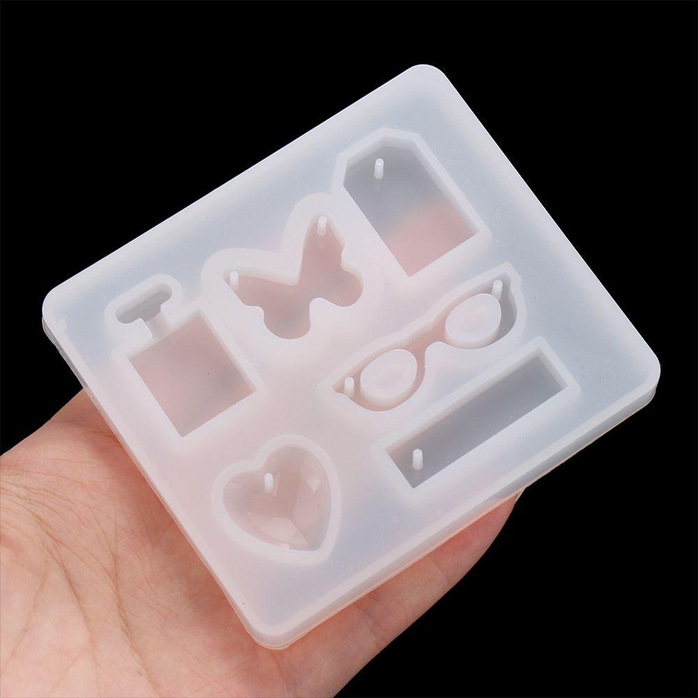 Solighter Anting Cetakan Resin Handmade UV Epoxy Resin Kerajinan Kristal Silicone Mold