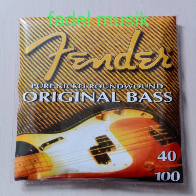 Senar gitar bas fender 040-100