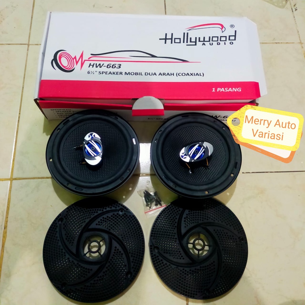 Speaker Coaxial Hollywood HW-663 6 Inch