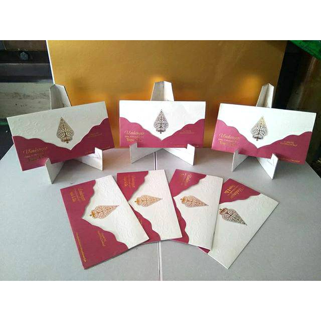 Undangan pernikahan (harga untuk 500 pcs)