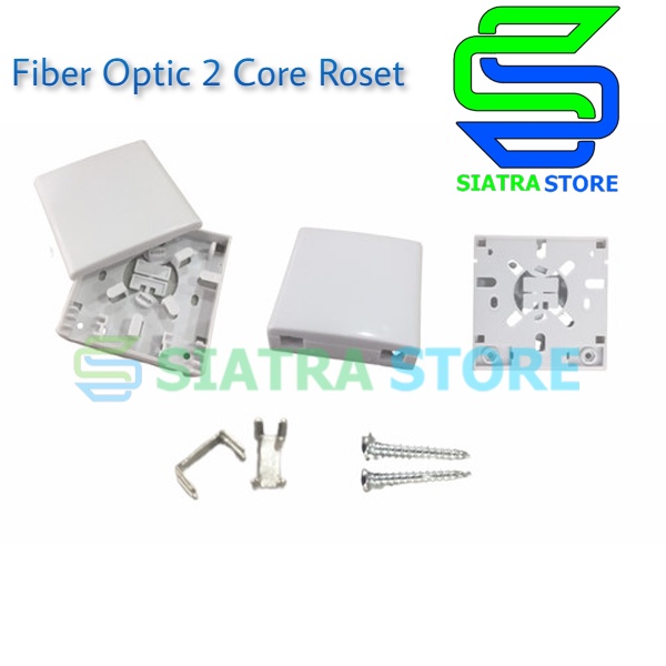 Fiber Optic 2 Core Roset Kosongan|Roset FO 2 Core|FTTH Roset