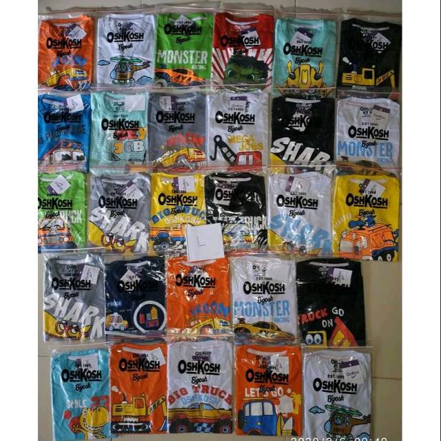 Kaos oshkosh anak perempuan