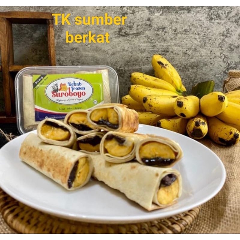 

kebab Frozen Surabaya pisang coklat