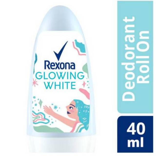 Rexona Glowing White Roll-On Deodorant [40 mL]
